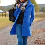 Aurora | Classic Wool Coat with Matching Scarf Gift