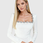 TALITHAEN | CRYSTAL-ADORNED EVENING GOWN