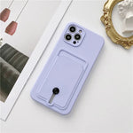 Velora Card Slide Silicone iPhone Case