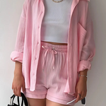 Phoebe | Cotton Shorts Set