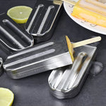 Stainless Steel Popsicle Mold Set with Holder