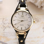 BOWERY LEATHER TIMEPIECE