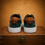 Luxury Leather Low-Top Sneakers