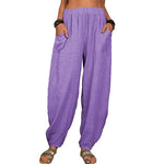 ELVIANE | CASUAL COTTON-LINEN HAREM PANTS