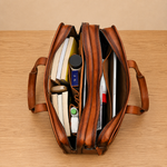 Vintage Leather Laptop Briefcase