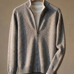 Valerio Wool Zip Cardigan