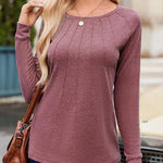 Zeagoo Women Long Sleeve Shirts Casual Pleated Tunic Blouses