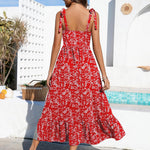 Zeagoo Maxi Dress with Pockets Spaghetti Strap Sundress