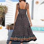 Zeagoo Maxi Dress with Pockets Spaghetti Strap Sundress