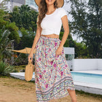 Zeagoo Women's Boho Floral Skirt