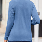 Zeagoo Women Long Sleeve Shirts Casual Pleated Tunic Blouses