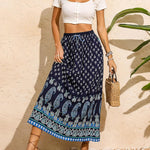 Zeagoo Women's Boho Floral Skirt