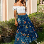 Zeagoo Rock Damen Elegant Hohe Taille Skirt (DE Only)