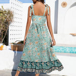 Zeagoo Maxi Dress with Pockets Spaghetti Strap Sundress