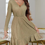 Zeagoo Dress Women's Christmas Dress Elegant Winter Dress (DE Only)