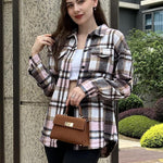 Zeagoo Women's Checked Shirt-Jacket (DE Only)