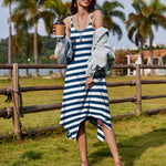 Zeagoo Women Midi Dress Bohemian Beach Cover Up Dress