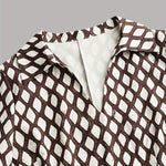 ZARA LIZZY | VINTAGE RHOMBUS PRINT DRESS