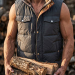 Franco Chenille Blend Quilted Vest
