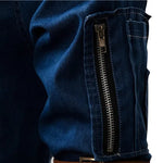 Sleek Slim-Fit Shirt with Zipper Sleeve Detail