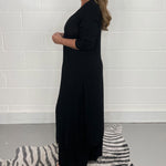 Two-piece Casual Long Top and Matching Pants Set