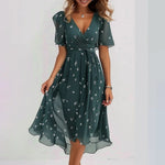 Serena Garden Grace Midi Dress | Lightweight Fabric