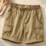 Paloma Cotton Blend Cargo Shorts