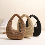 Hand Woven Straw Woven Handbag