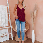 V Neck Camisole Tank Top- S-XXL - Zeagoo (Us Only)