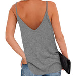 V Neck Camisole Tank Top- S-XXL - Zeagoo (Us Only)