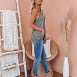 V Neck Camisole Tank Top- S-XXL - Zeagoo (Us Only)