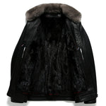 Premium Goatskin Mink Coat