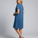 Hannah Fielding | Relaxed Denim Midi Dress For Women