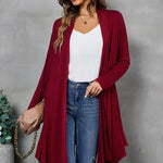 Open Front Cardigan Soft Outerwear - Zeagoo (Us Only)