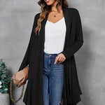 Open Front Cardigan Soft Outerwear - Zeagoo (Us Only)