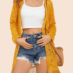 Lace Cover Up Tassel Sheer Cardigan - Zeagoo (Us Only)