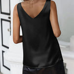Zeagoo Women 2023 Silk Satin Tank Top