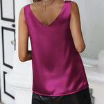 Zeagoo Women 2023 Silk Satin Tank Top