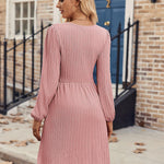 Zeagoo Women's Casual Knit Sweater Dress with Pockets