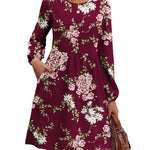 Zeagoo Women's Casual Knit Sweater Dress with Pockets