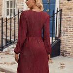 Zeagoo Women's Casual Knit Sweater Dress with Pockets
