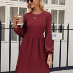 Zeagoo Women's Casual Knit Sweater Dress with Pockets