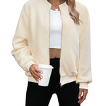 Zeagoo Sherpa Fleece Jacket Faux Fuzzy Casual Zip Up Coat