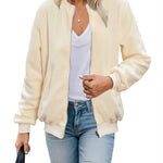 Zeagoo Sherpa Fleece Jacket Faux Fuzzy Casual Zip Up Coat