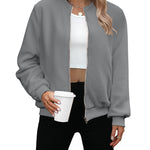 Zeagoo Sherpa Fleece Jacket Faux Fuzzy Casual Zip Up Coat