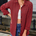 Zeagoo Long Sleeve Plaid Shirt for Women Flannel Button Down Shirts