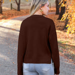 Zeagoo Women's Cropped Cardigan 2024 Fall Button Sweaters