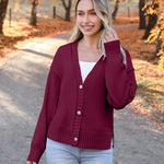 Zeagoo Women's Cropped Cardigan 2024 Fall Button Sweaters