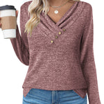 Zeagoo Women's Casual Tunic Tops Long Sleeve Shirts