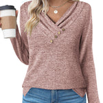 Zeagoo Women's Casual Tunic Tops Long Sleeve Shirts